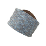 Warm Hat. Fleece hat by Luvcali. Light blue beige print.